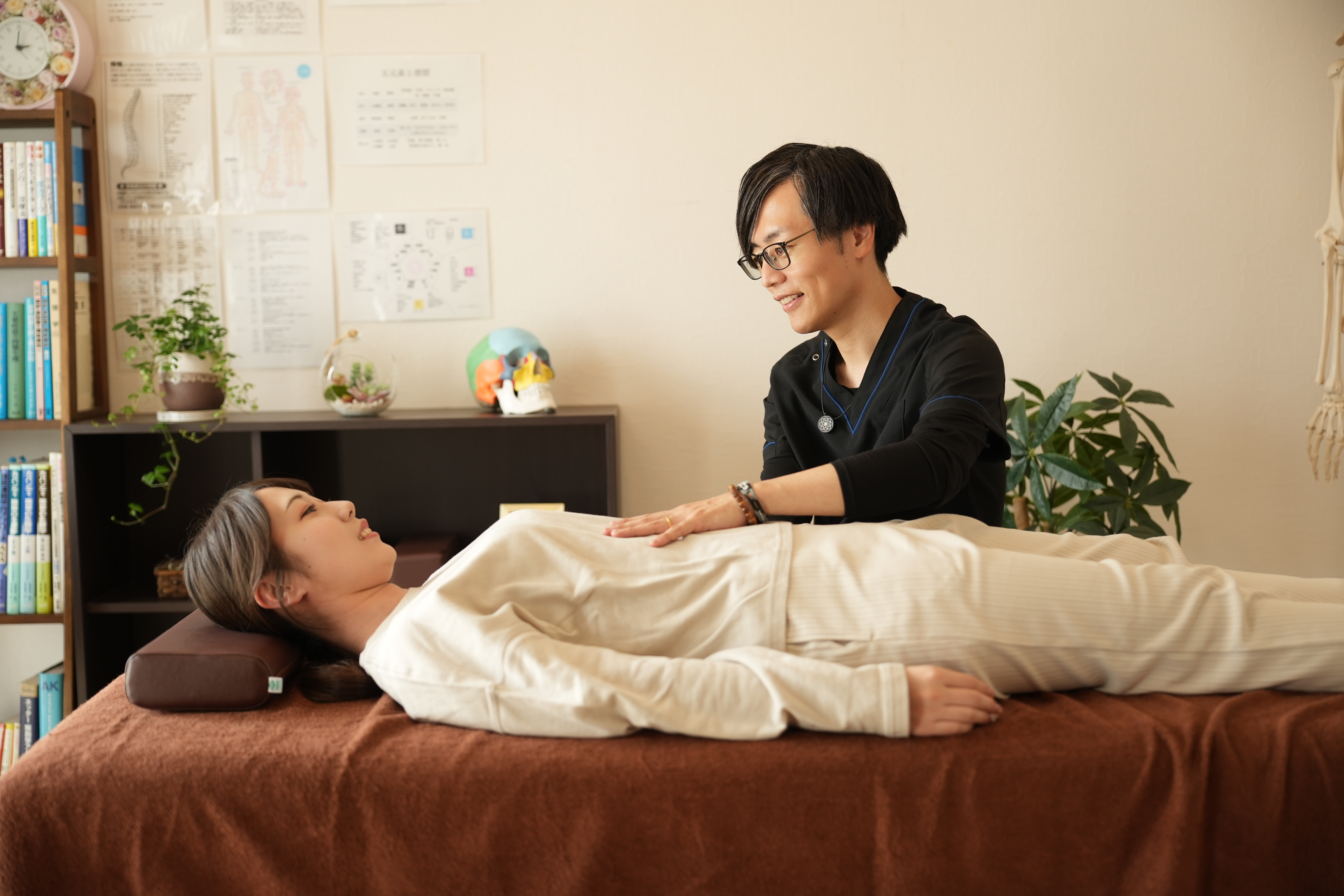 施術を受ける様子のイメージ